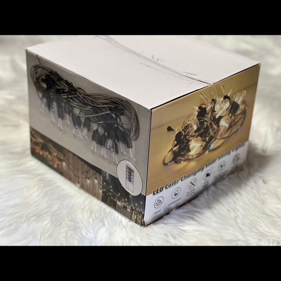 New Solar Outdoor Lights, RGB+2700K Waterproof Dimmable Shatterproof S14 Bulbs - Picture 10 of 10